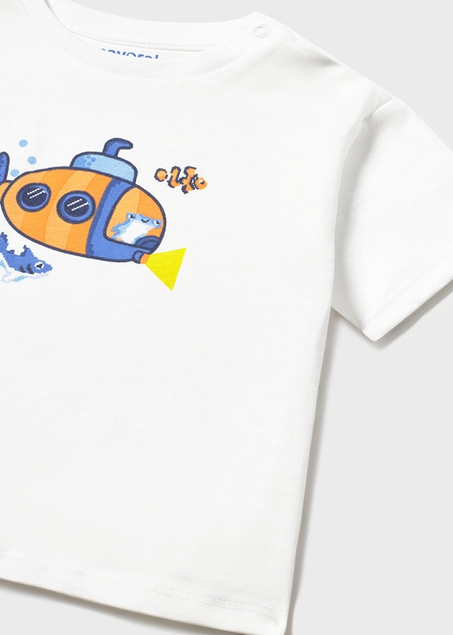 Mayoral Erkek Bebek Mavi Şort Takım