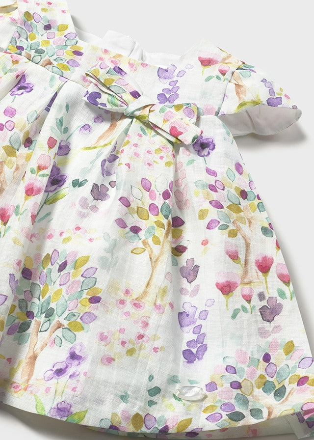 Mayoral Kız Bebek Çiçekli Renkli Elbise