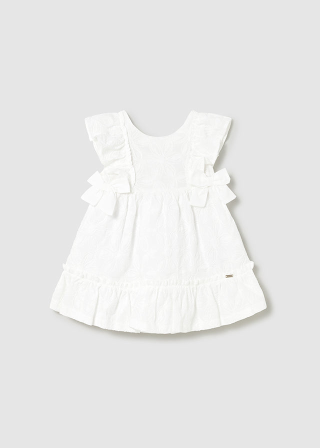 Mayoral Kız Bebek Beyaz Elbise