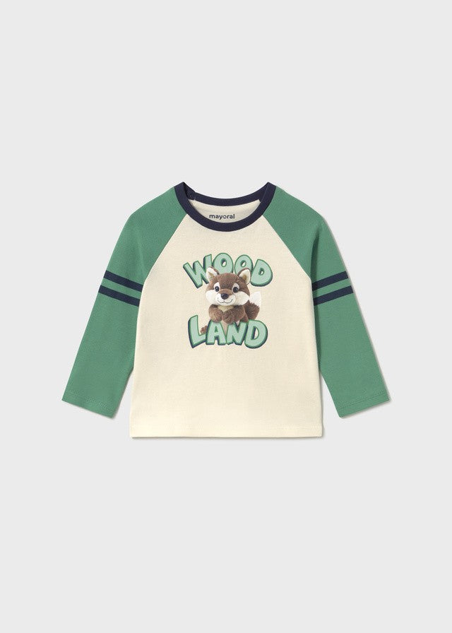 Mayoral Erkek Bebek Uzun Kollu Sincap Detaylı Tshirt