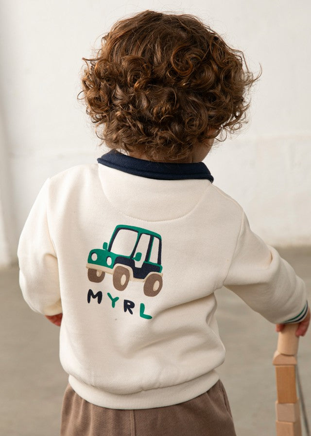 Mayoral Erkek Bebek Sırtı Araba Detaylı Sweatshirt
