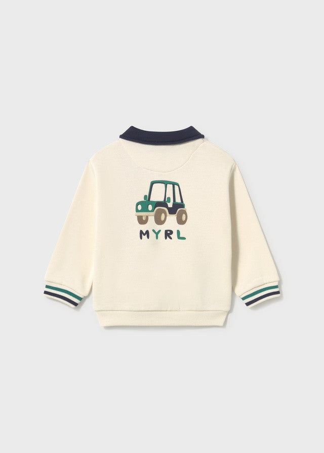 Mayoral Erkek Bebek Sırtı Araba Detaylı Sweatshirt
