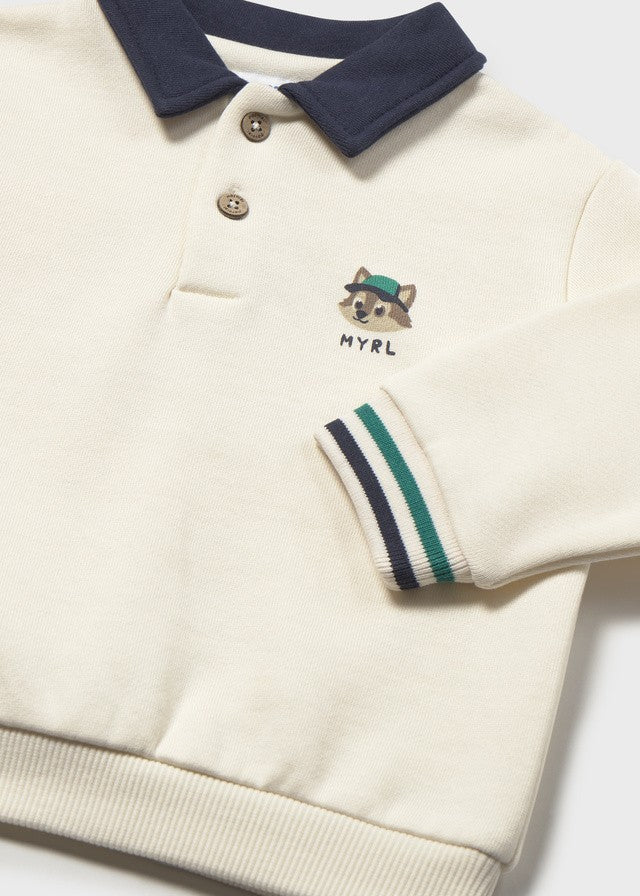 Mayoral Erkek Bebek Sırtı Araba Detaylı Sweatshirt
