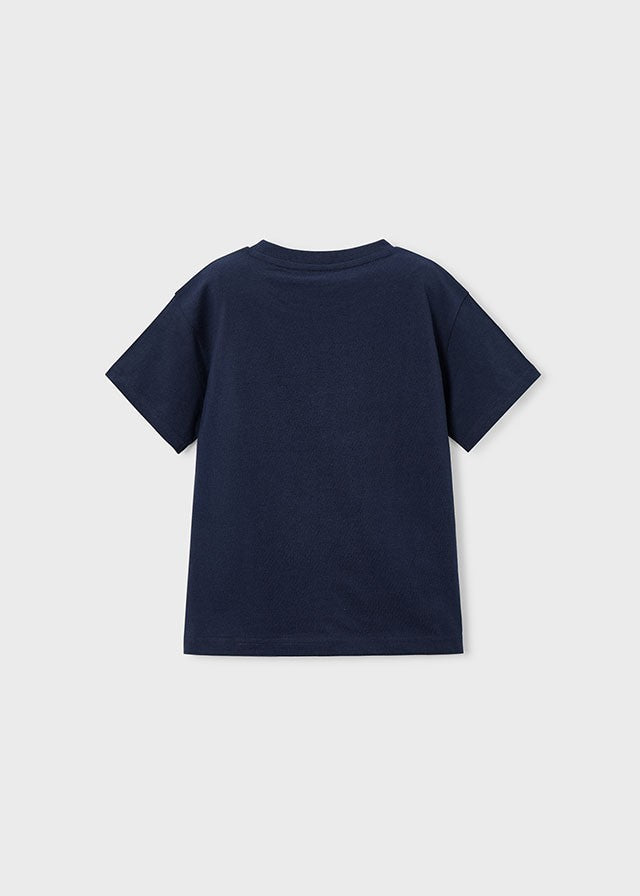 Mayoral Erkek Çocuk Lacivert Uzay Kısa Kollu Tshirt