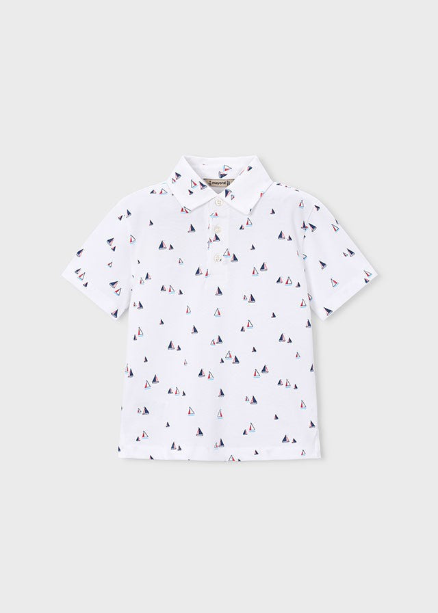 Mayoral Erkek Çocuk Gemili Polo Yaka Kısa Kol Tshirt