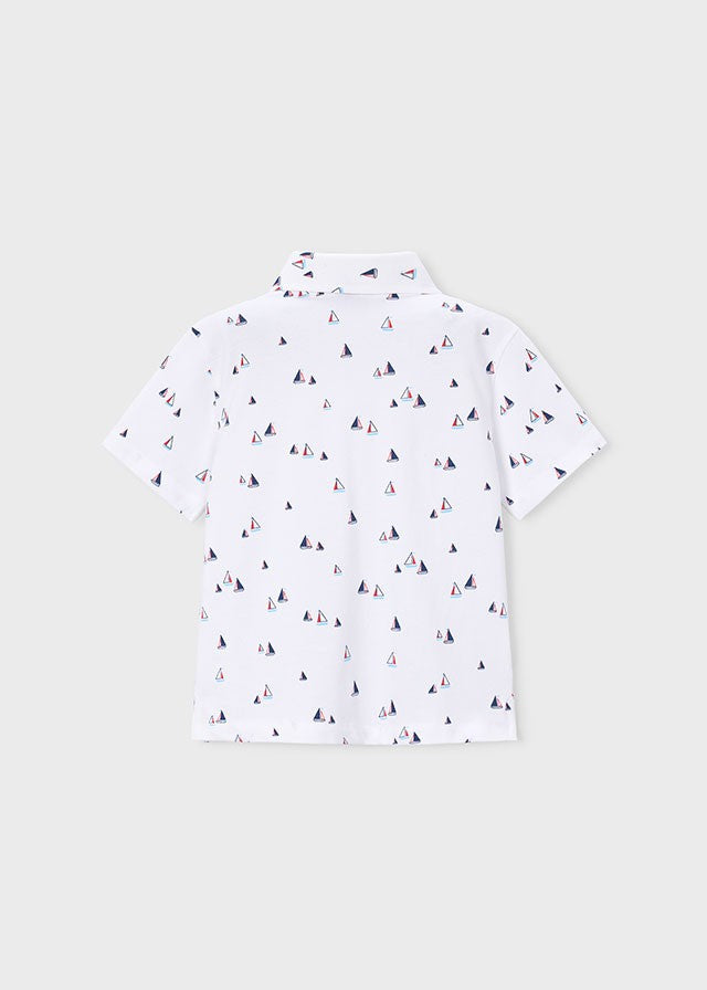 Mayoral Erkek Çocuk Gemili Polo Yaka Kısa Kol Tshirt
