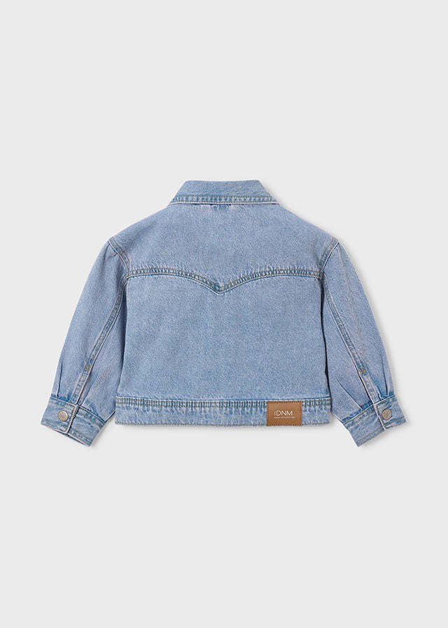 Mayoral Kız Çocuk Mavi Denim Ceket