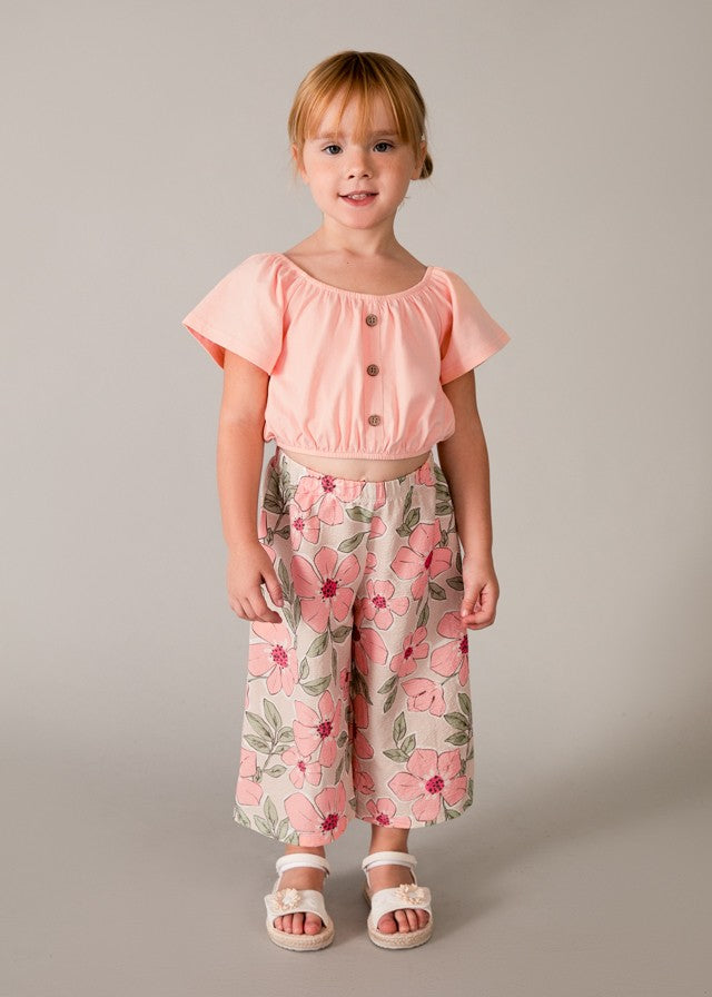 Mayoral Kız Çocuk Pantolon Crop Set
