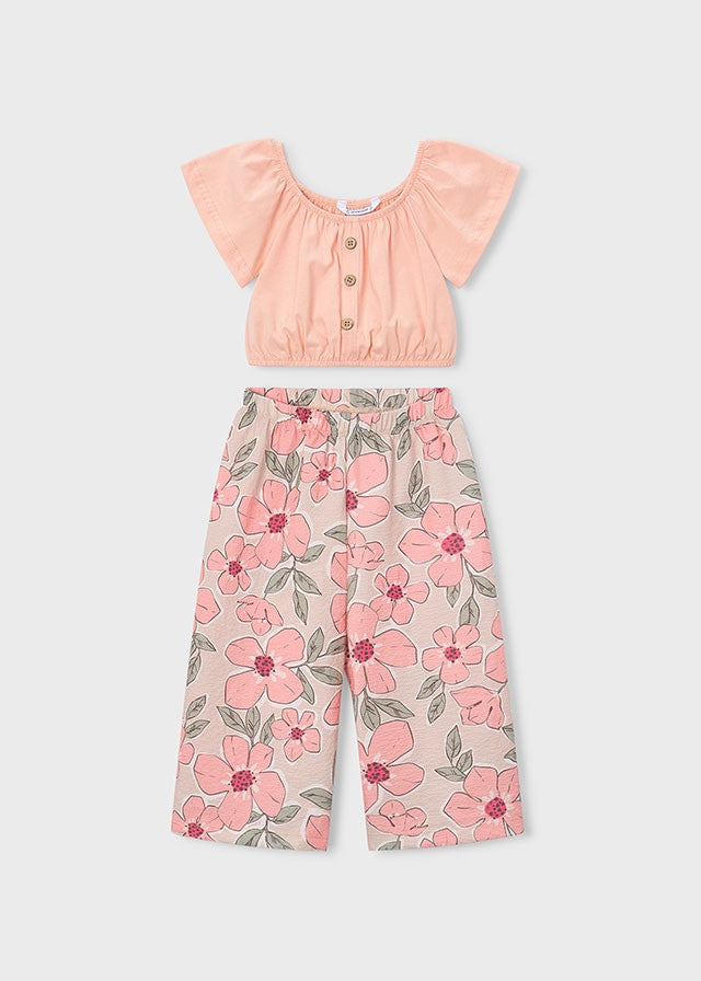 Mayoral Kız Çocuk Pantolon Crop Set