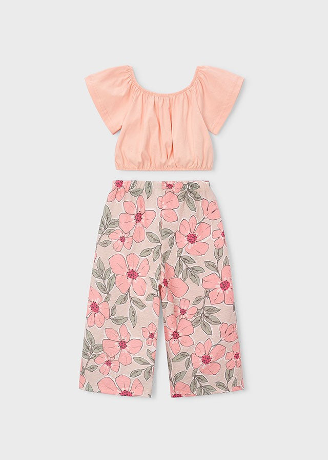 Mayoral Kız Çocuk Pantolon Crop Set