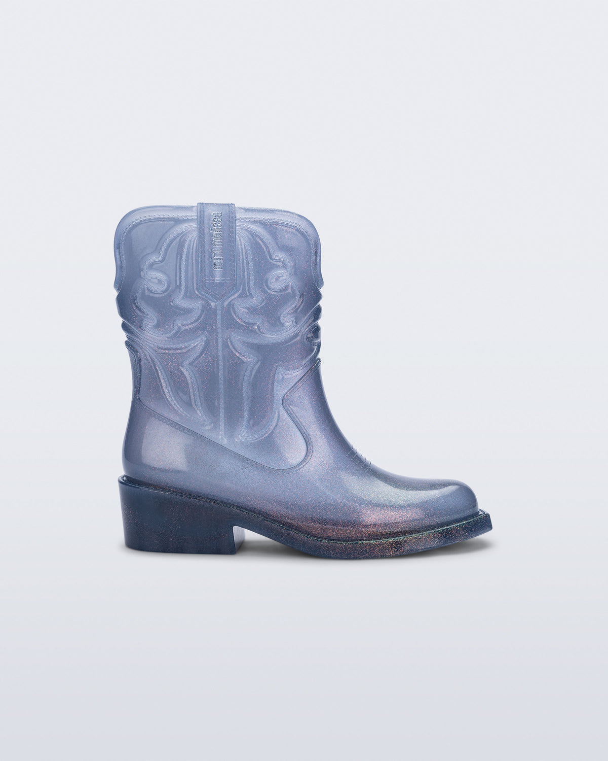 Mini Melissa Texas Boot Simli Kovboy Yağmur Botu