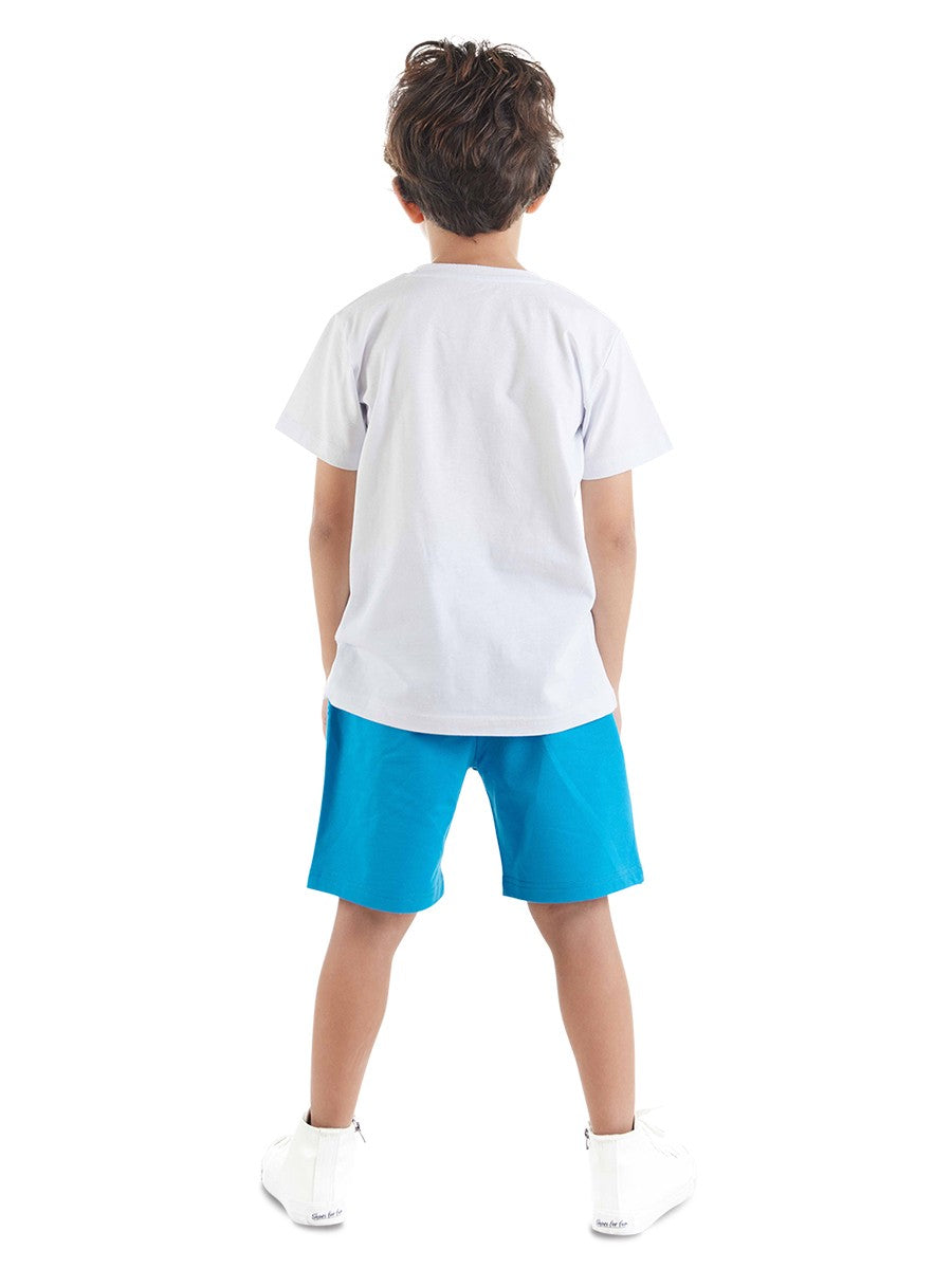 MS-078 Tatil T-shirt Şort Takım