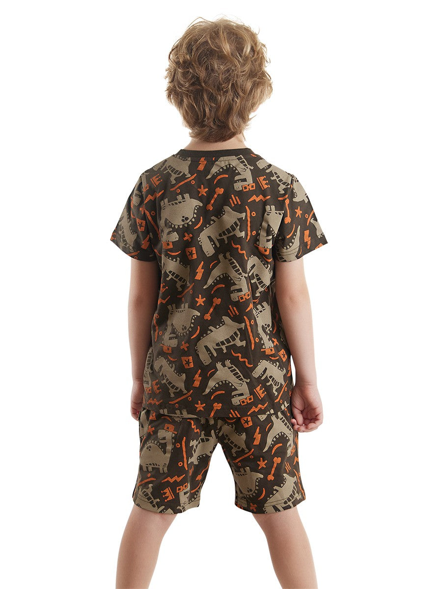 CFF-025 Kaykay Dino T-shirt Şort Takım