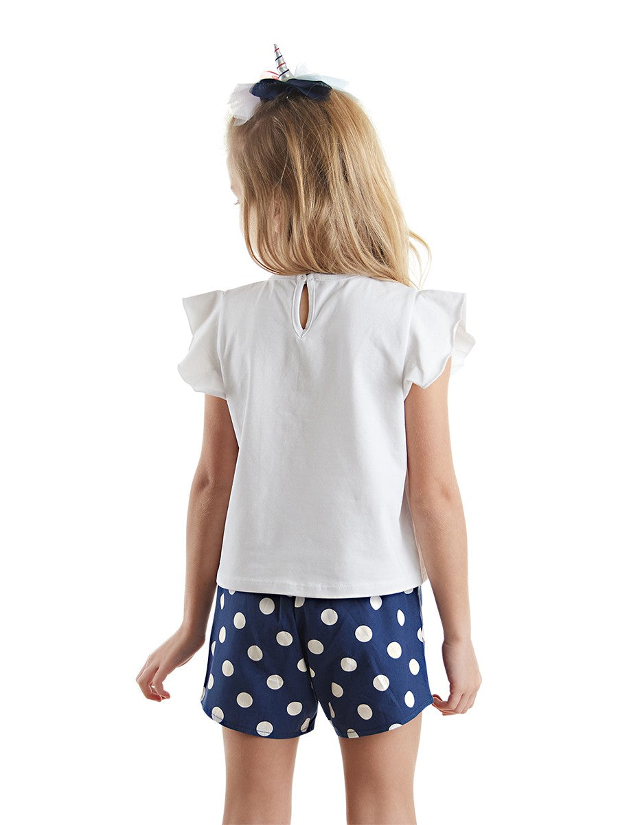 CFF-015 Sim Unicorn Poplin Şort Takım