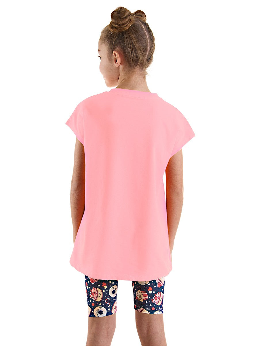 MS-004 Sweet Party Tunik Tayt Takım