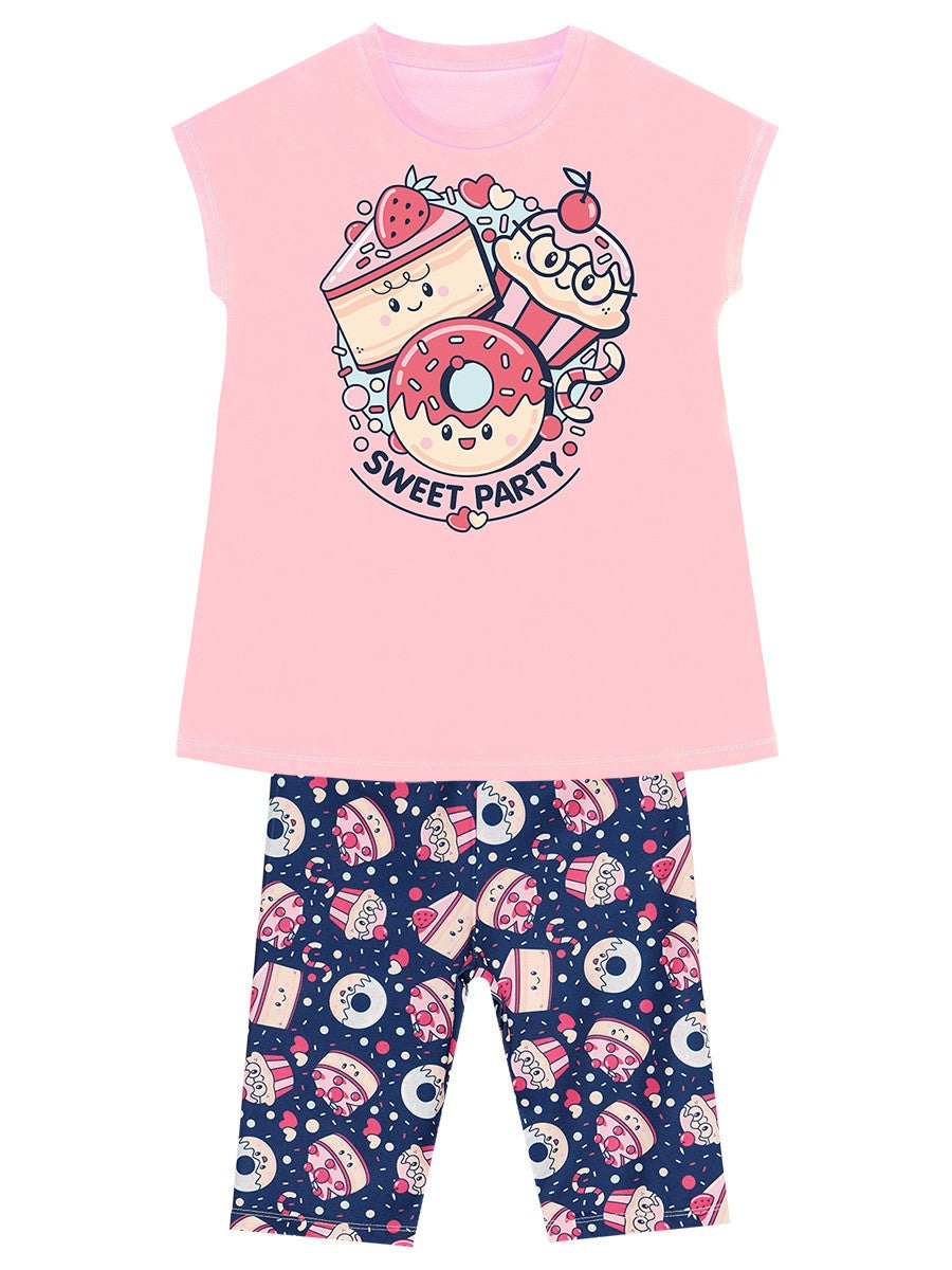 MS-004 Sweet Party Tunik Tayt Takım