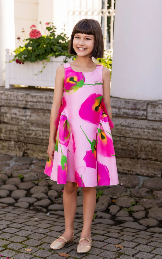 SheShe Pembe Çiçek Elbise