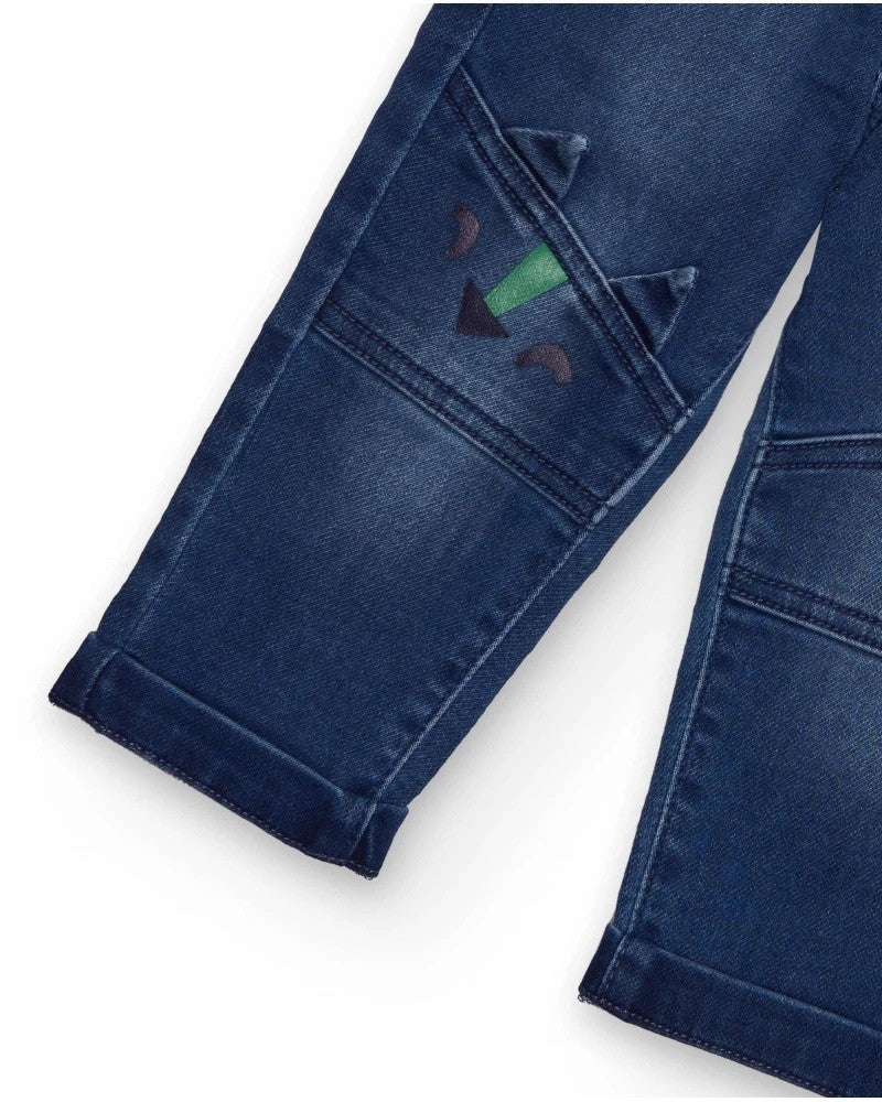 9242 Tuc Tuc Erkek Çocuk Yumuşak Denim Pantolon