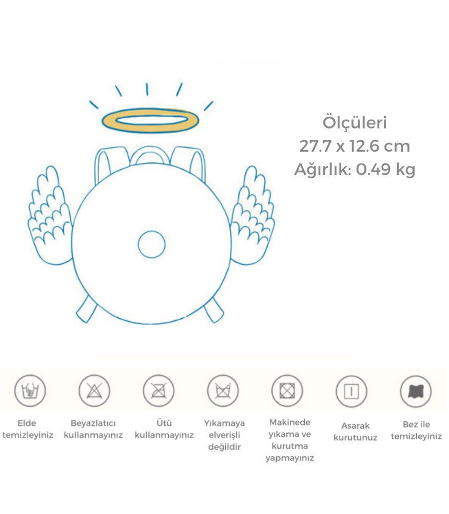 Zoyzoii Donut Serisi Shiny Angel Sırt Çantası
