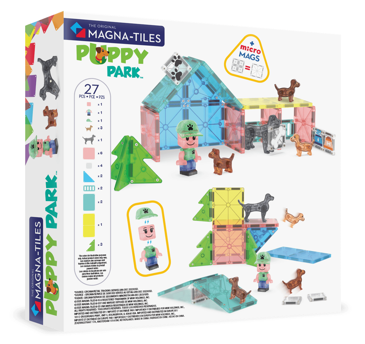 Magna-Tiles Puppy Park - 27 Parça