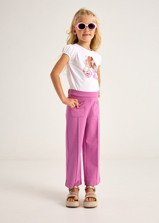 3552 Mayoral Kız Çocuk Pembe Pantolon