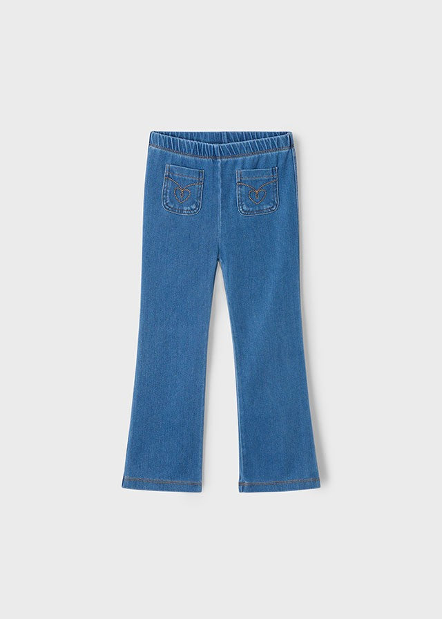 3702 Mayoral Kız Çocuk Kot Denim Pantolon