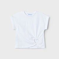 3006 Mayoral Kız Çocuk Kalp Detaylı Tshirt