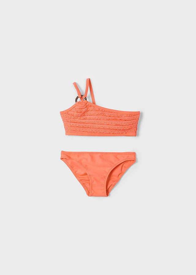 3716 Mayoral Kız Çocuk Tek Omuz Turuncu Bikini