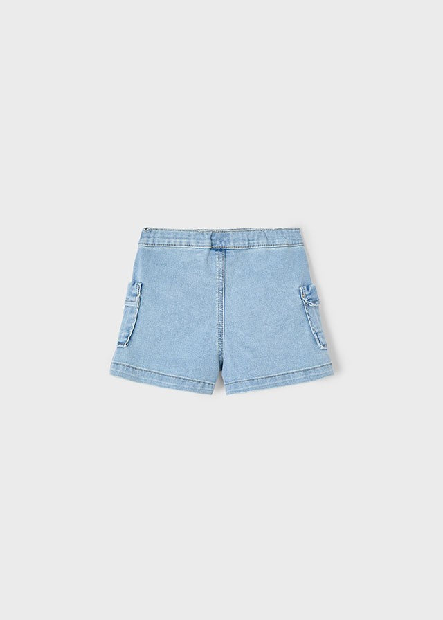 3207 Mayoral Kız Çocuk Kot Denim Şort