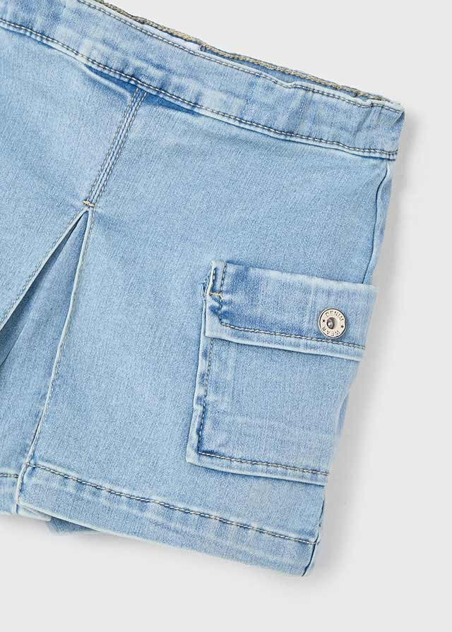 3207 Mayoral Kız Çocuk Kot Denim Şort