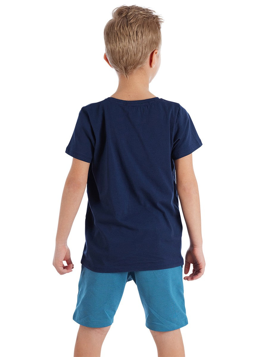 MS-036 Alfabe T-shirt Şort Takım