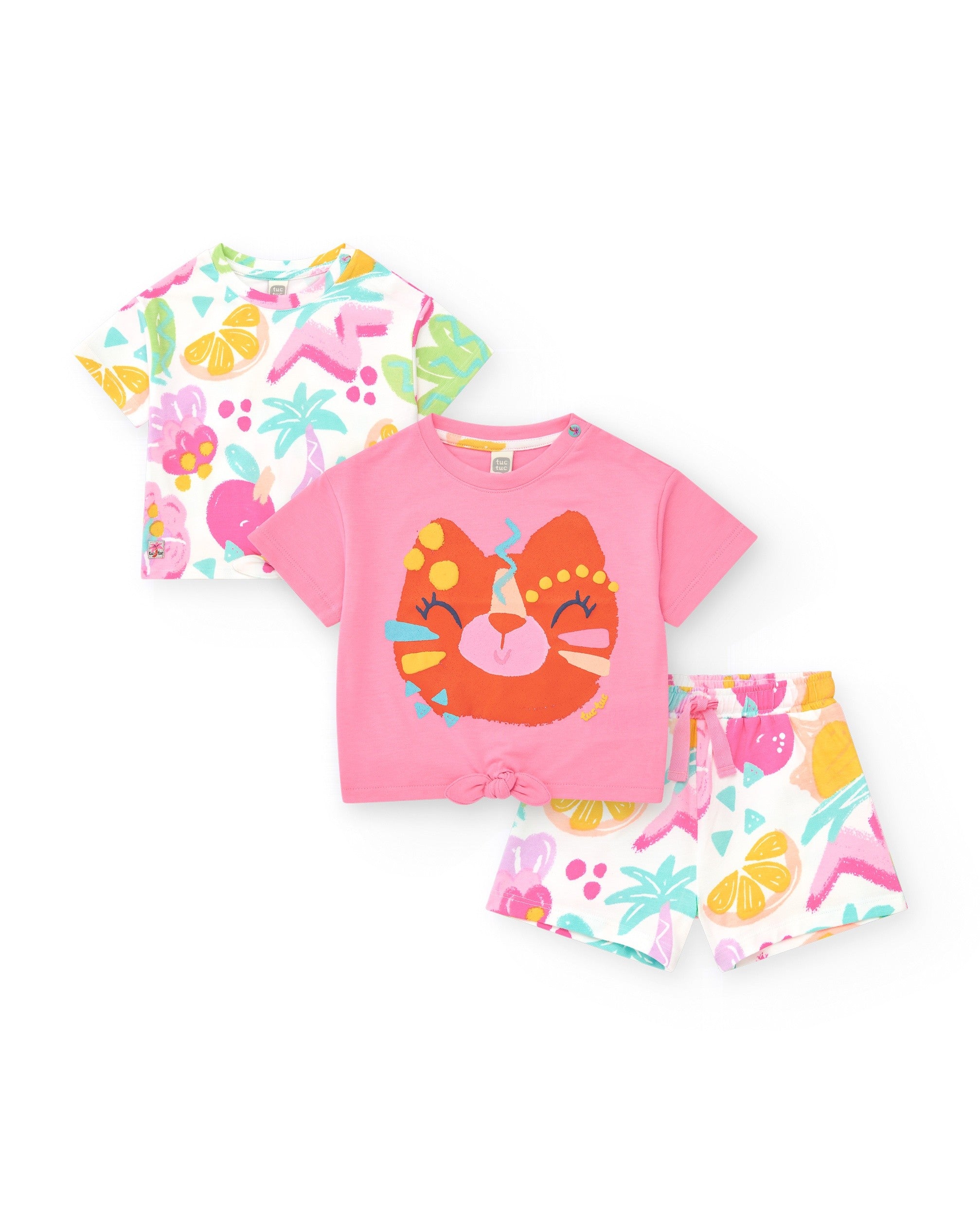 9396 Tuc Tuc 2 Tshirt Şort Set