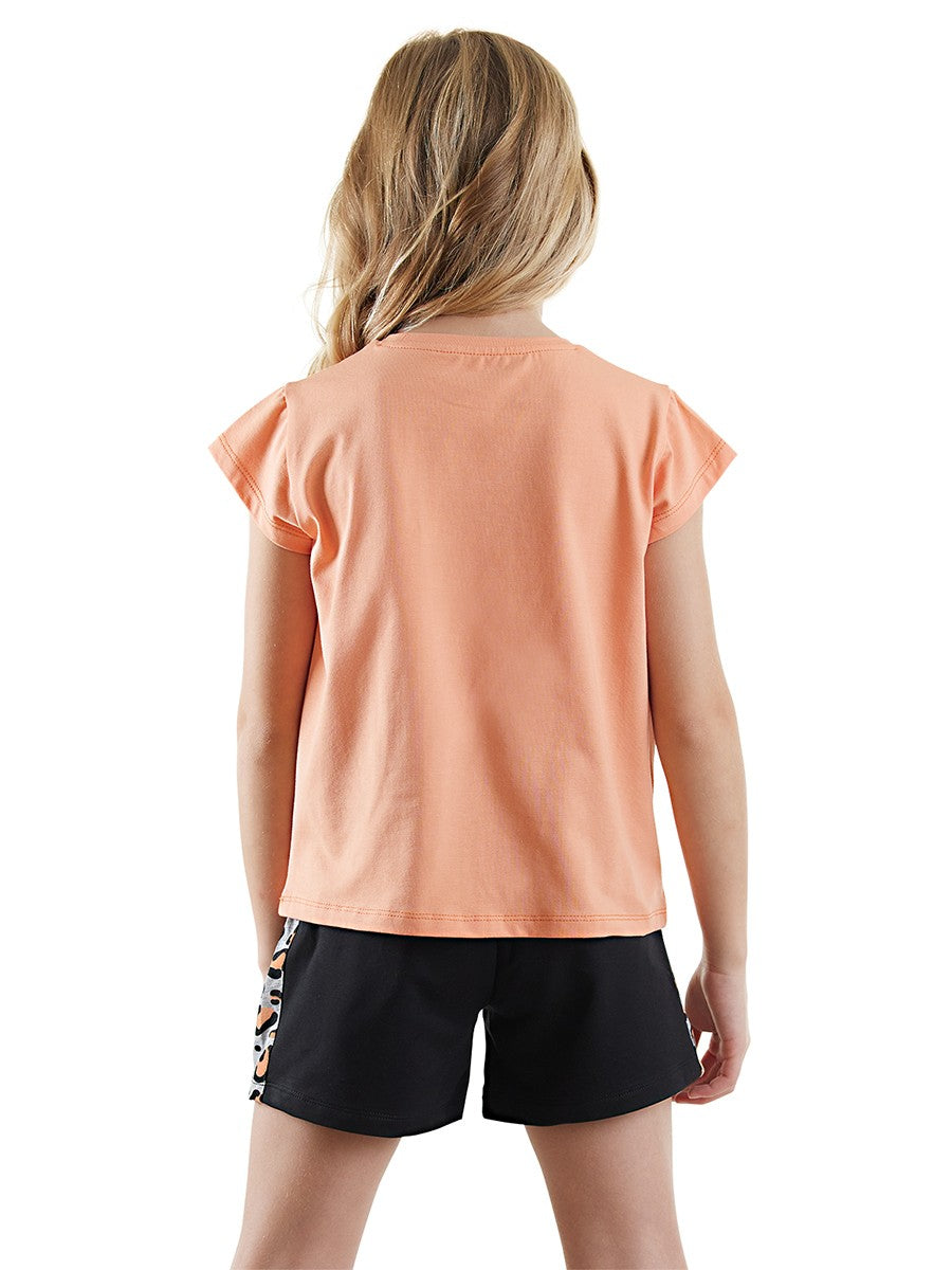CFF-005 Zebra ve Leo T-shirt Şort Takım