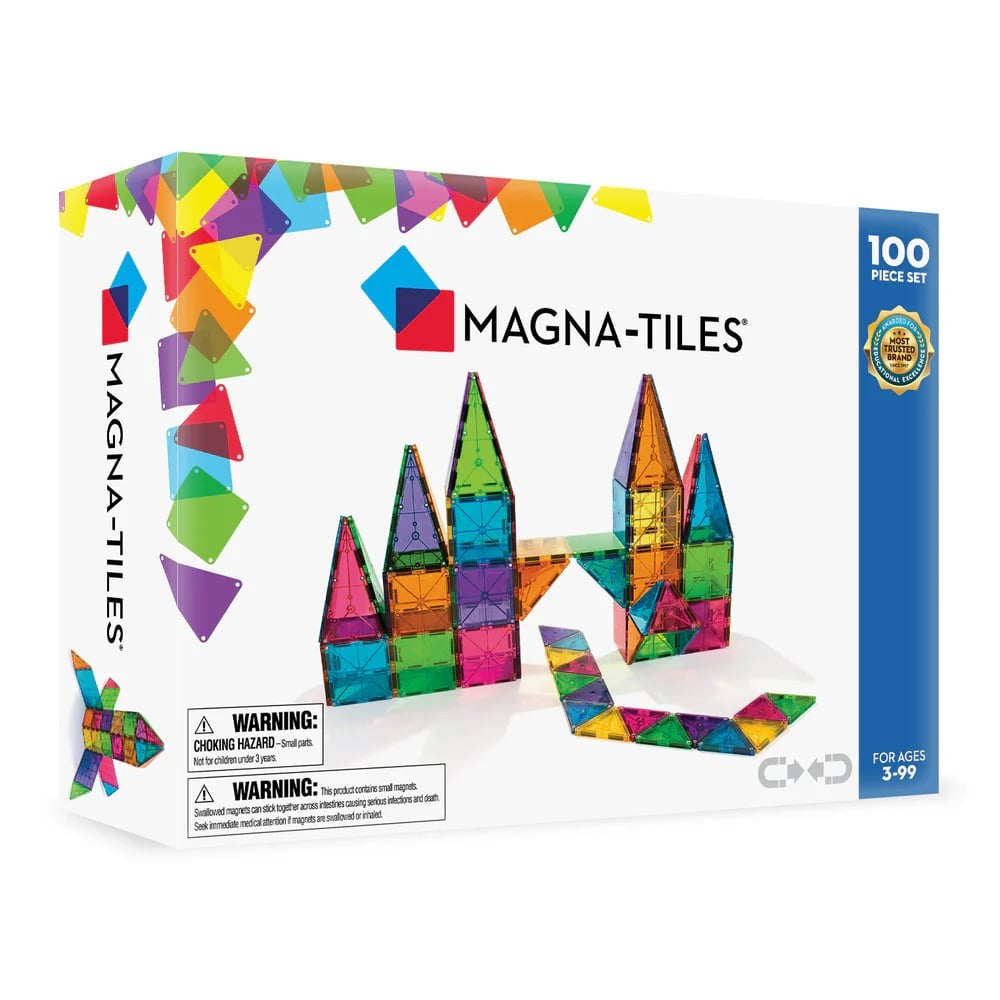 Magna-Tiles Clear Color 100 Parça