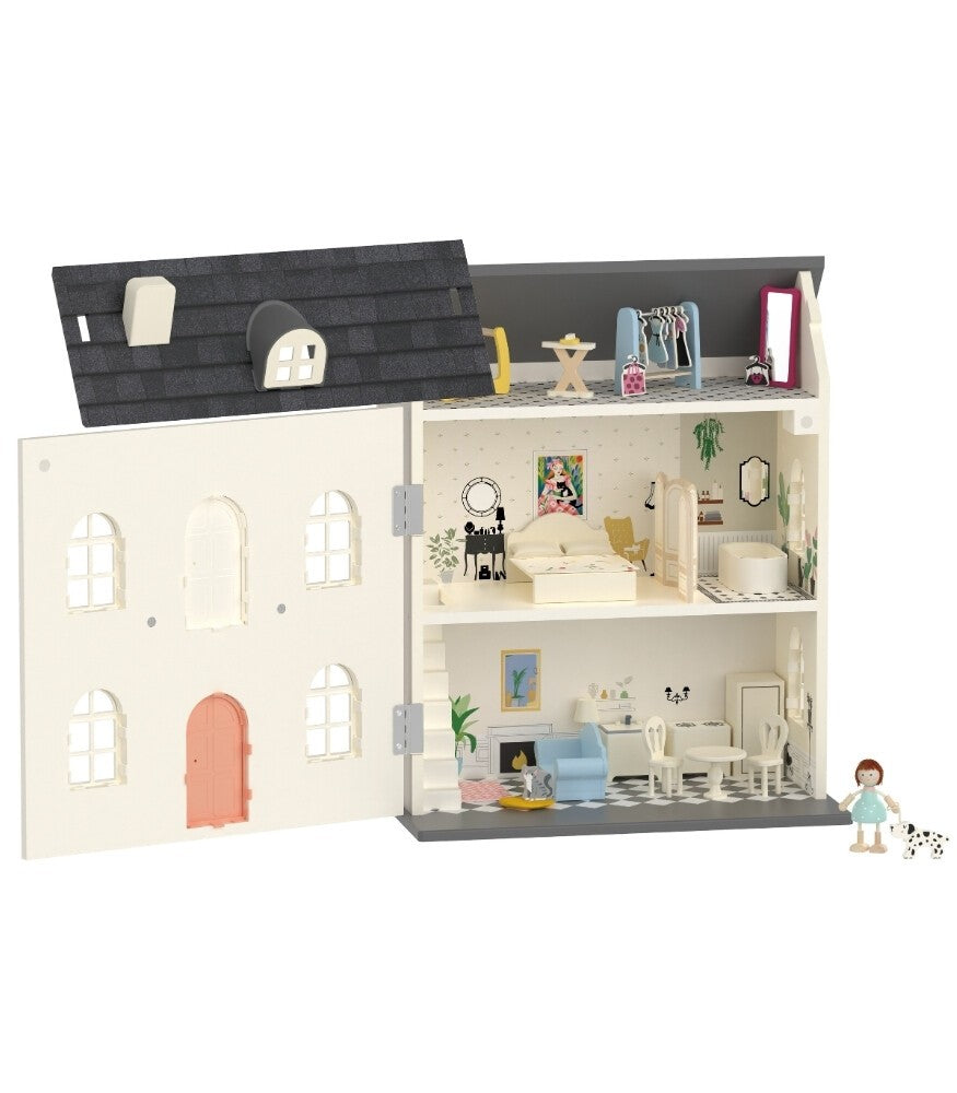 Classic World Ahşap Vintage Bebek Evi