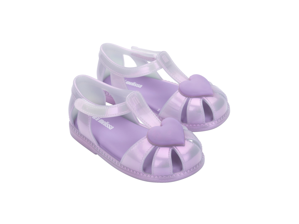 37783-Mini Melissa Hıp Heart Ballerina Babet Sandalet