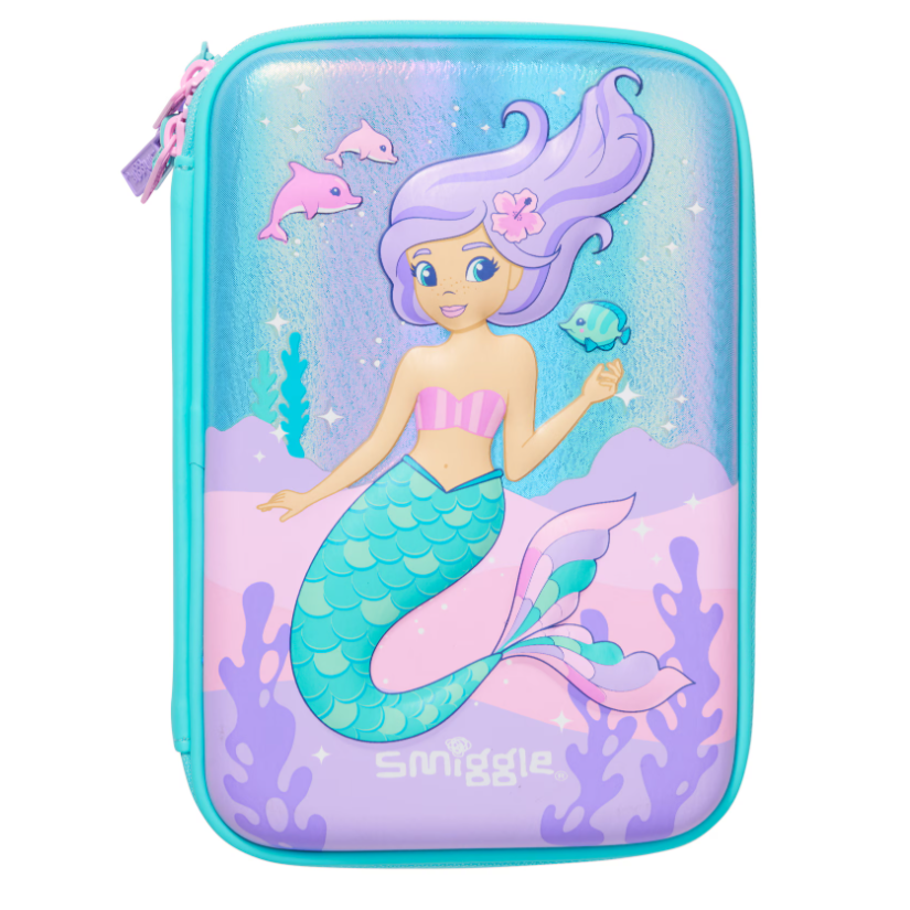 Smiggle Deniz Kızı Desenli Mermaid Kalem Kutusu