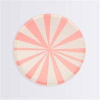 Meri Meri - Stripe Plates - Çizgili Tabaklar - S - 8'li