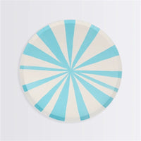 Meri Meri - Stripe Plates - Çizgili Tabaklar - S - 8'li
