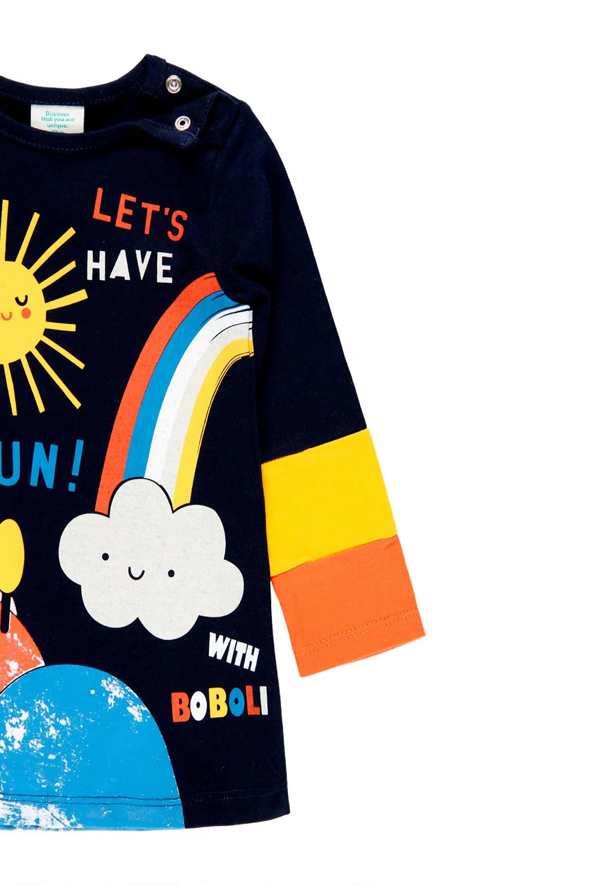 Boboli Kız Çocuk Sweatshirt Lacivert