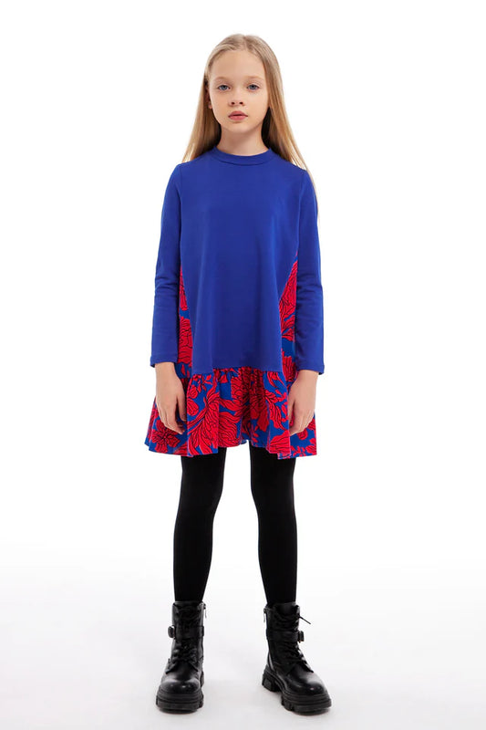 SheShe Mavi Sweatshirt Elbise