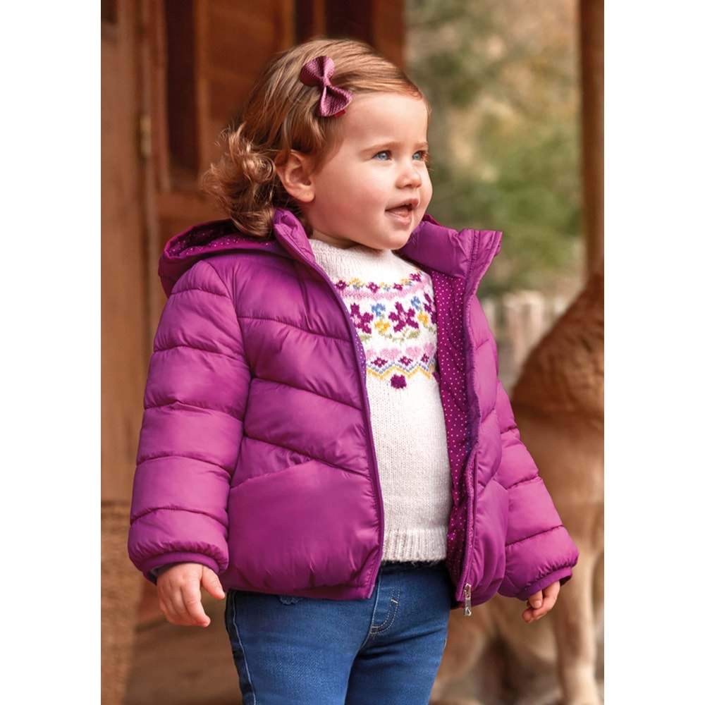Mayoral Kız Çocuk Montu-Mor