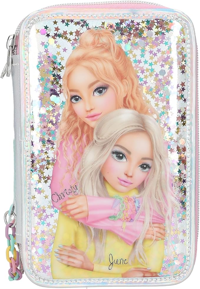 Top Model Dolu Kalem Kutusu Christy&June