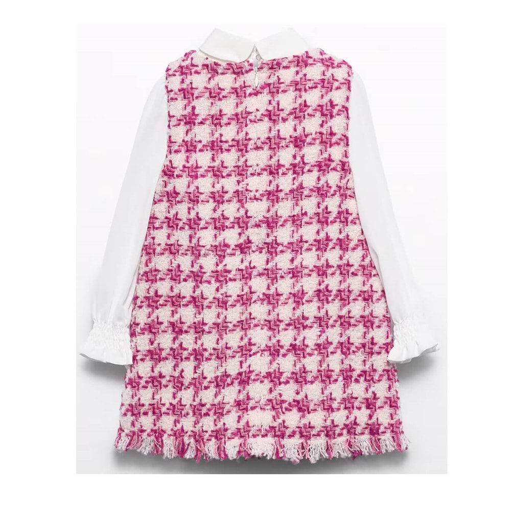 Abel&Lula Pembe Kız Çocuk Elbise
