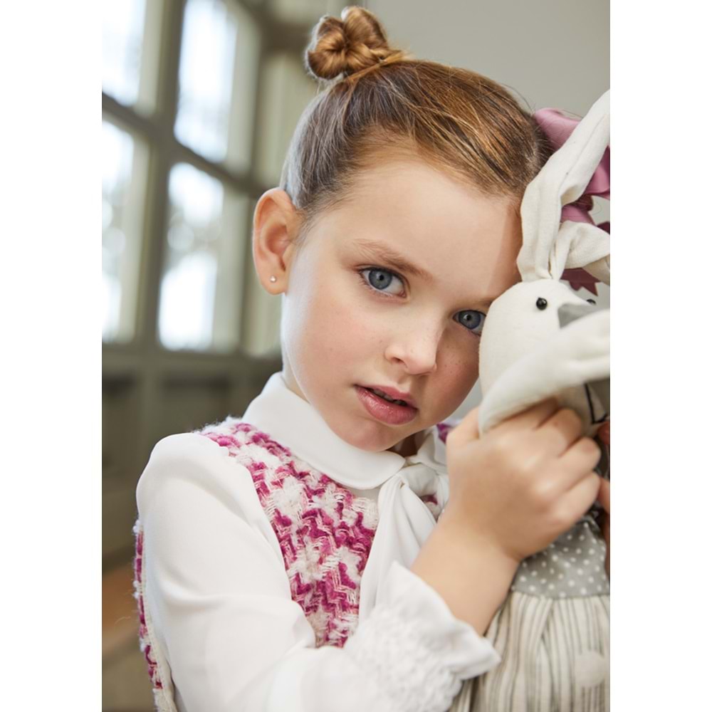 Abel&Lula Pembe Kız Çocuk Elbise