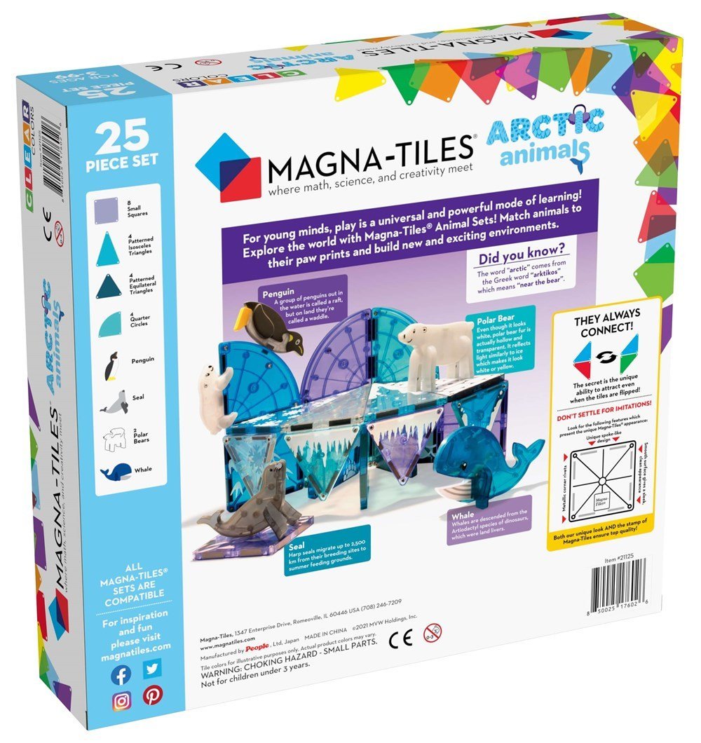 MAGNA-TILES® - Kuzey Kutbu - 25 Parça