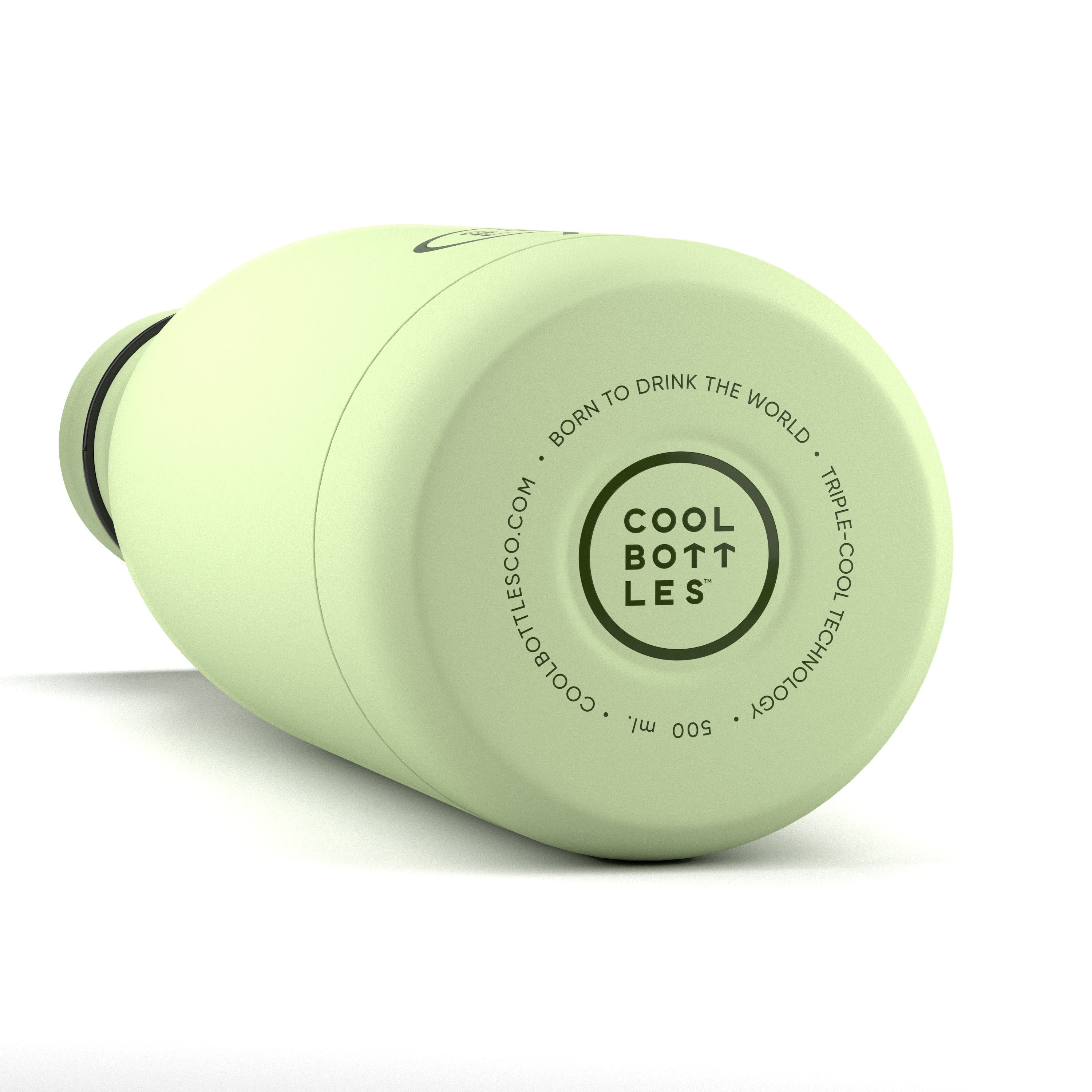 Cool Bottles Paslanmaz Çelik Şişe - The Bottle Pastel Green 350 ml