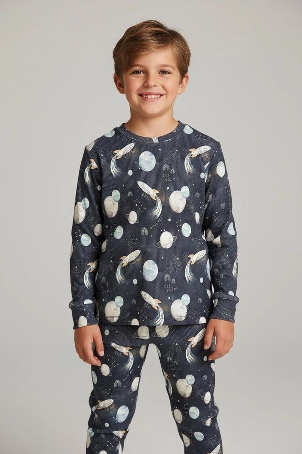 Pueril Çocuk Fitilli İkili Takım-Uzay Roket