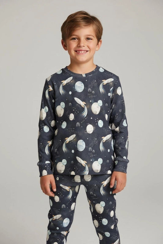 Pueril Çocuk Fitilli İkili Takım-Uzay Roket