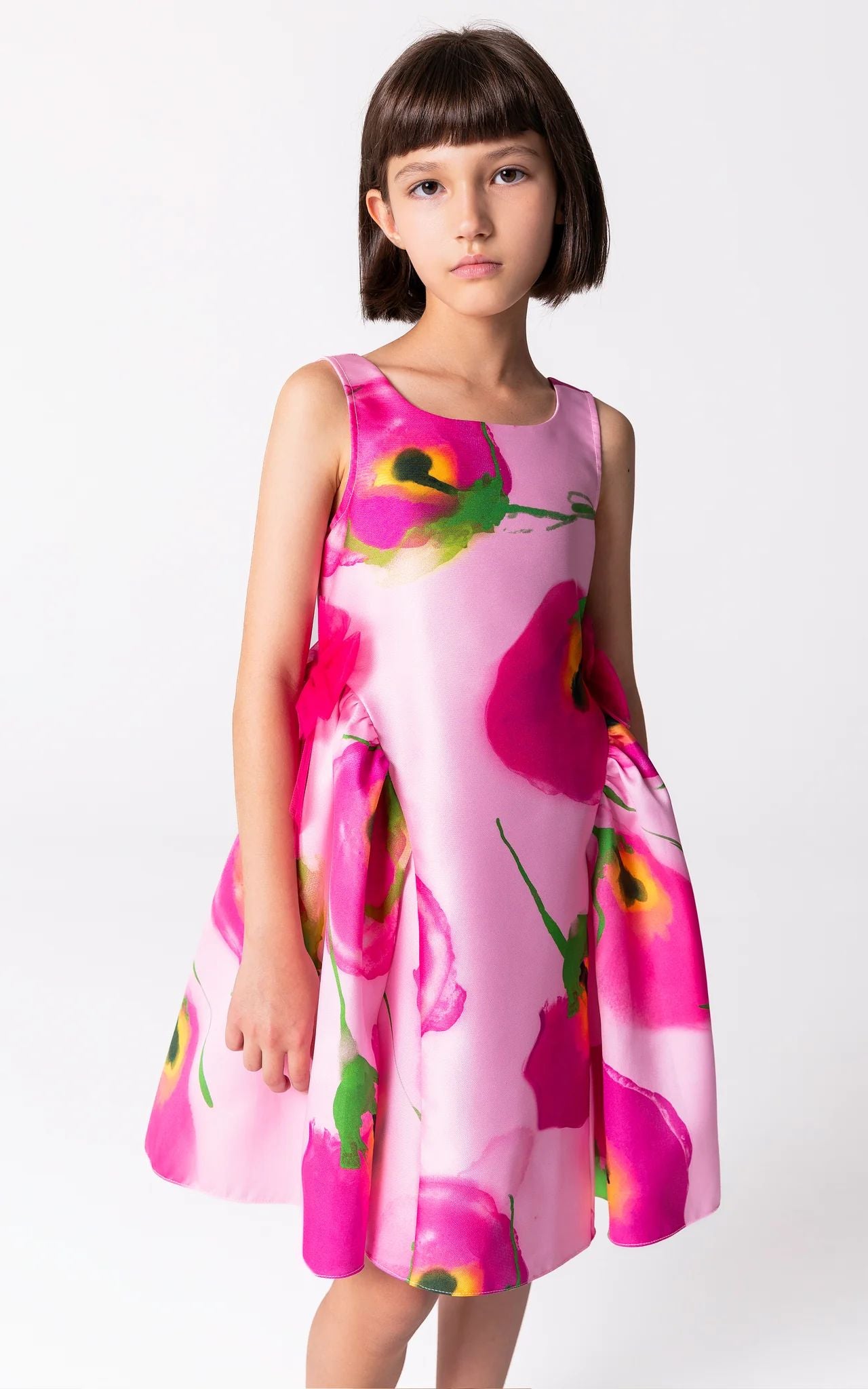 SheShe Pembe Çiçek Elbise